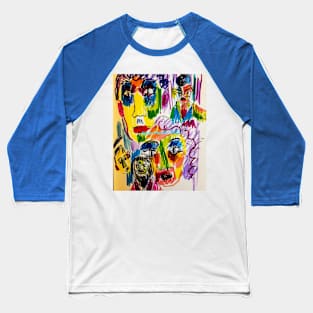 Faces Appear Baseball T-Shirt